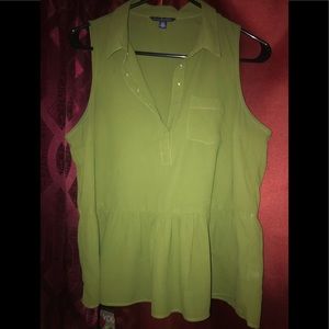 American Eagle Sleeveless Blouse Shirt